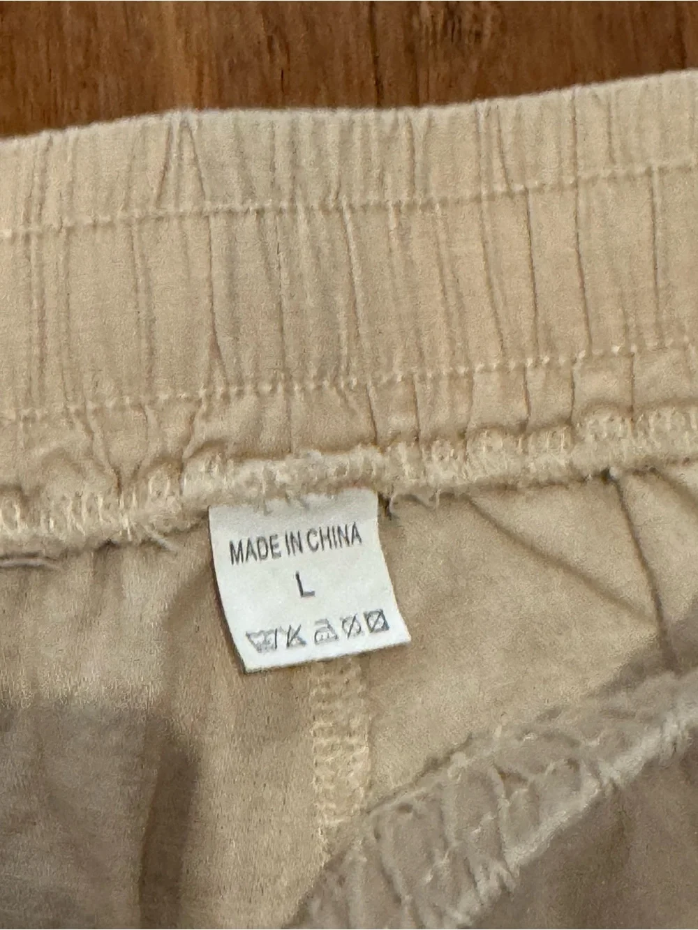 Classic Men's Drawstring Linen-Blend Pants - Cream